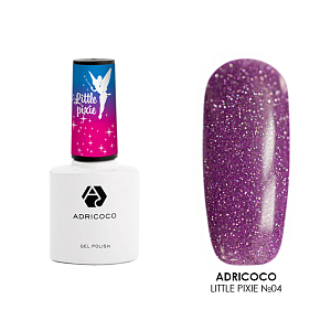Adricoco, Little Pixie - гель-лак светоотражающий №04 (Влюбленный эльф), 8 мл