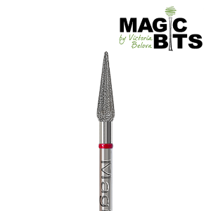 Magic Bits, алмазная фреза капля малая (3.0 мм, мягкая)