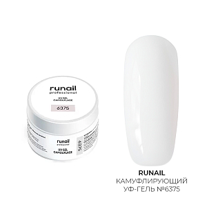 RuNail, камуфлирующий УФ-гель (Молочный коктейль), 15 г